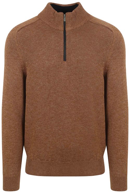 State of Art Pull Half Zip Camel Chiné Product