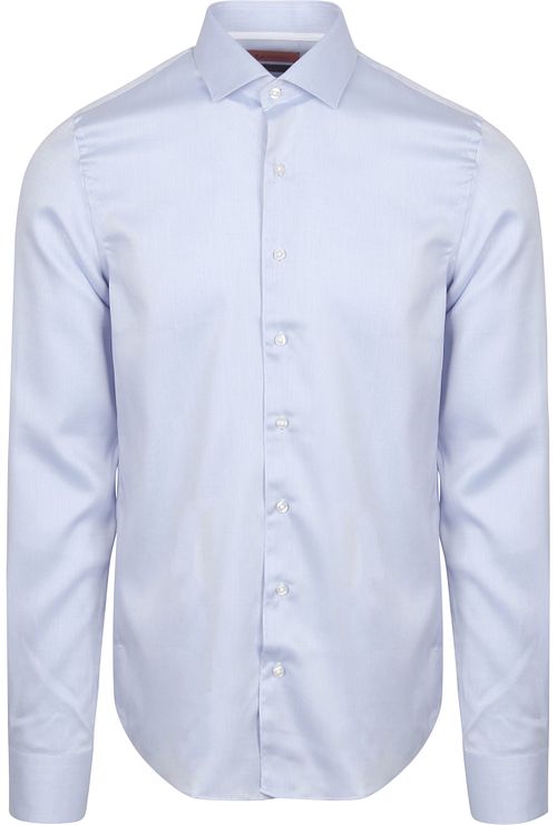 Suitable Overhemd Twill Sleeve 7 Lichtblauw Product