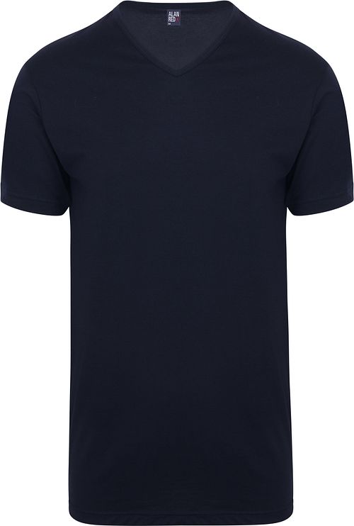 Alan Red Vermont Ekstra Lange T-shirts Marineblå (2-pak) Product