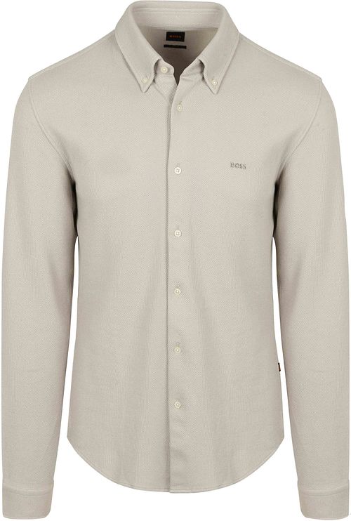 BOSS Chemise Myjersey Ecru