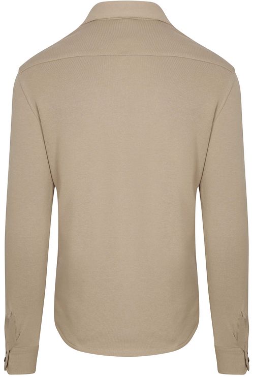 Koszula overshirt Profuomo Western w kolorze beżowym Product / Achterkant