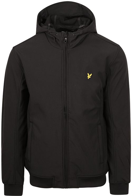 Lyle & Scott jakke i myk softshell-fleece, svart Product