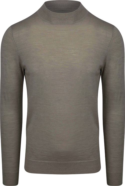Profuomo Turtleneck Trui Merino Groen Product