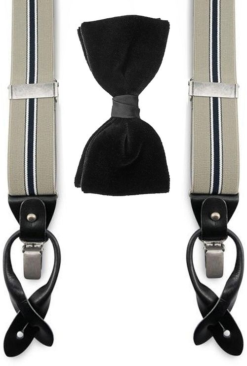 Sir Redman Suspenders Combi Pack Grey Black Product