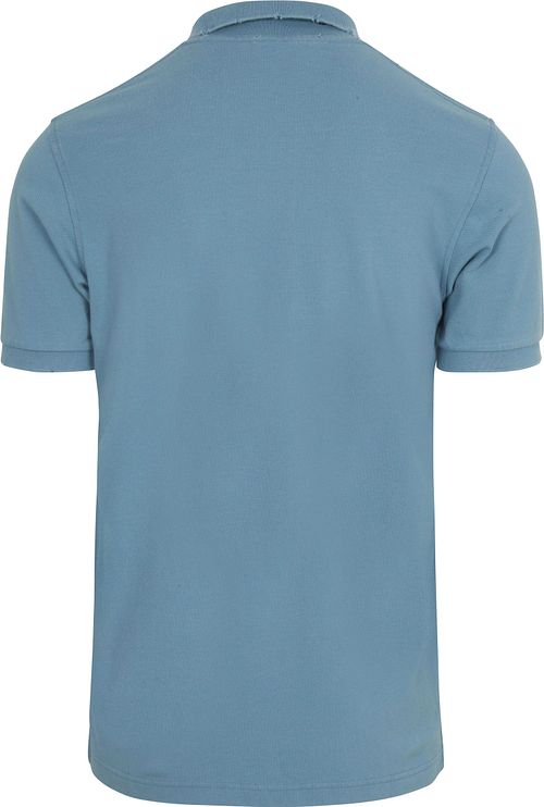 Sun68 Poloshirt Vintage Blauw Product / Achterkant