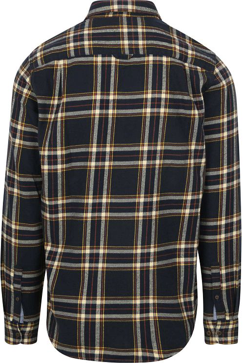 Superdry Skjorte Lumberjack Ternet Marineblå Product / Achterkant