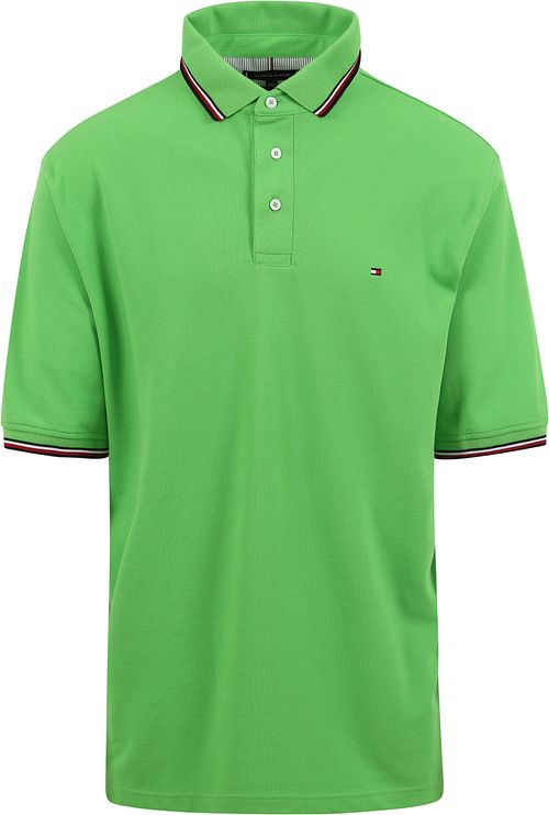 Tommy Hilfiger 1985 Tripped Poloshirt Fel Groen Product