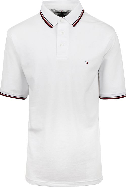Tommy Hilfiger Big en Tall Poloshirt Wit Product