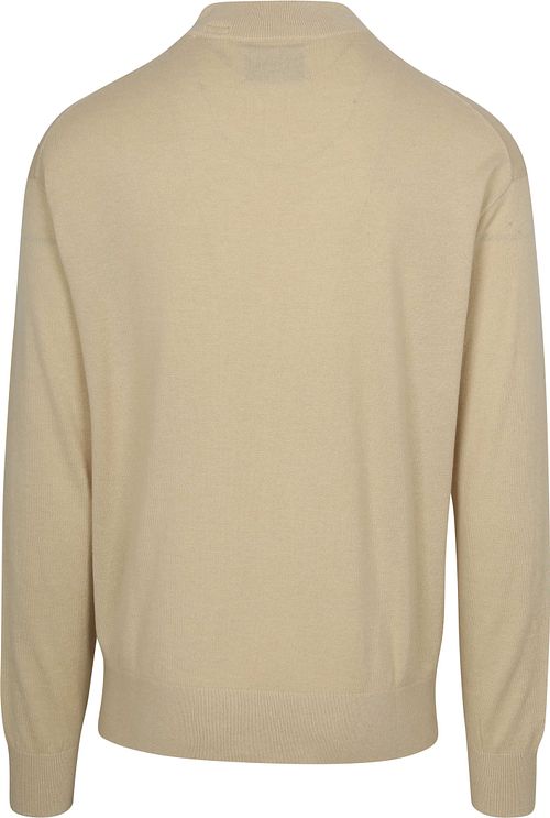 Scotch and Soda Essential Wool Blend Pullover Ecru Product / Achterkant