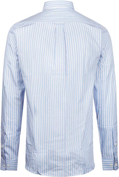 Steppin' Out Shirt Stripe Light Blue Red Product / Achterkant