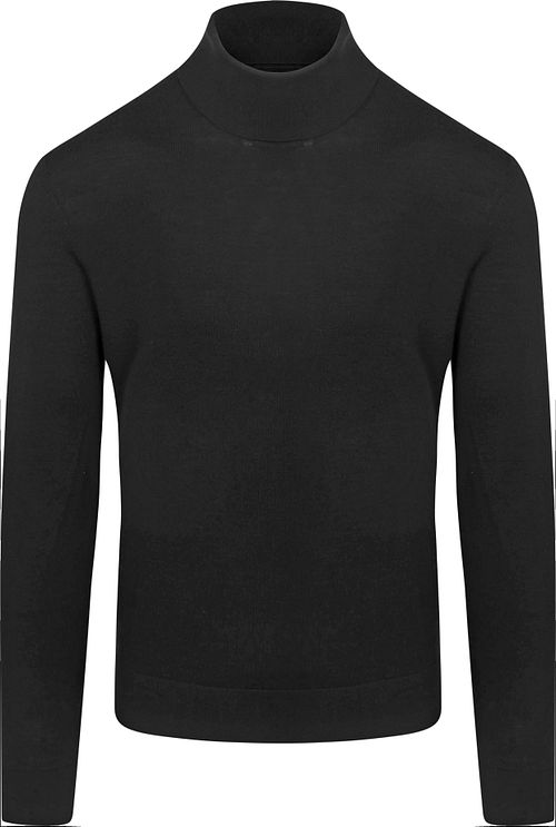 Jersey de cuello alto de merino Suitable negro Product