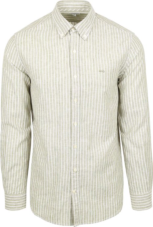 McGregor Hemd Linen Blend Streifen Grün Product