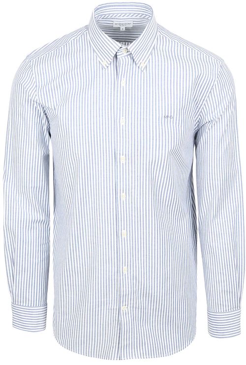 McGregor Hemd Oxford Streep Blauw Product
