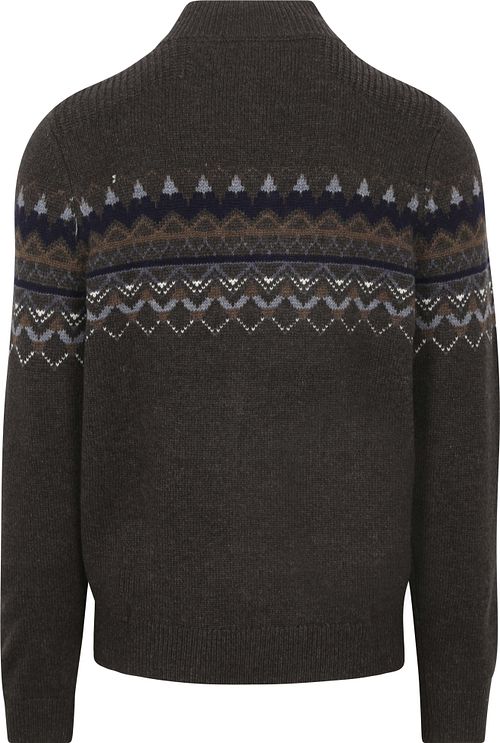 NZA Tröja Iker Nordic Wool Blend Hassel Product / Achterkant