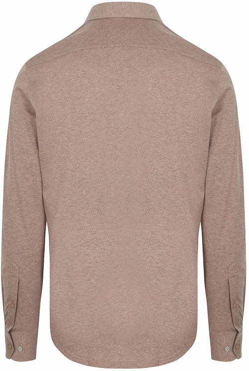 R2 Camicia Polo Shirt Jersey Beige Product / Achterkant