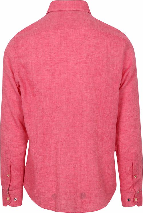 R2 Skjorte Linen Kirsebær Product / Achterkant