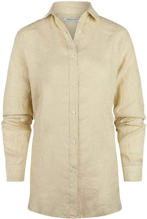 Steppin' Out Bluse Damen Lotte Leinen Sand Product