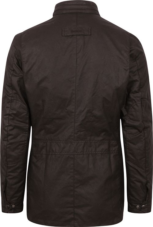 Barbour Corbridge Wachsjacke Rustic Braun Product / Achterkant