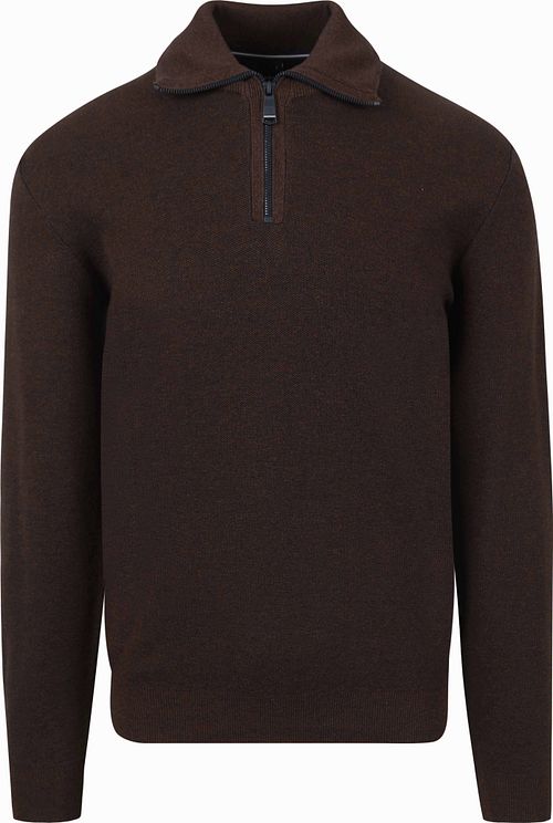 Casa Moda Halfzip Pullover Braun Product