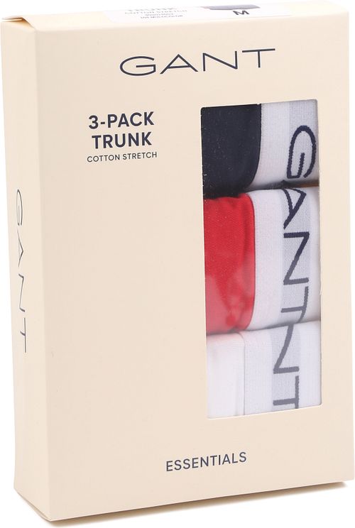 GANT undertøj 3-pak rød Verpakking