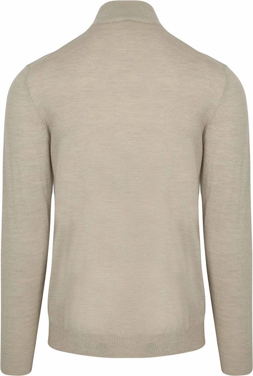 Profuomo Strickjacke Merinowolle Beige Product / Achterkant