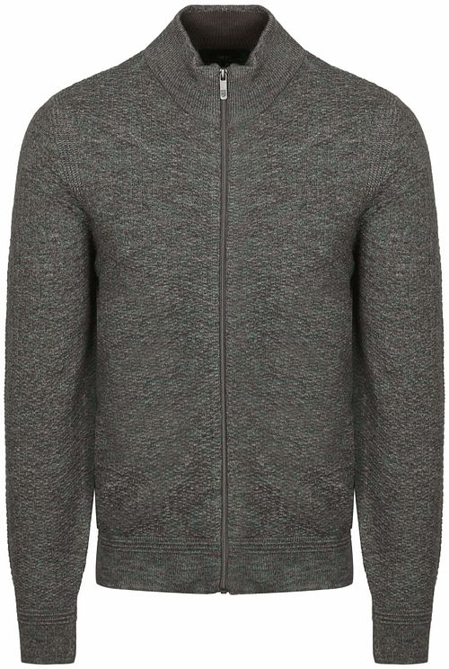 State Of Art Cardigan Structure Melange Vert Product
