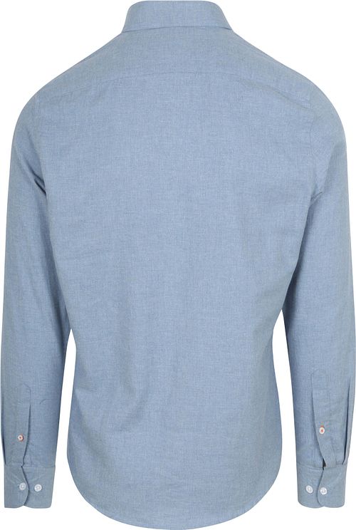 Suitable Skjorta Flanell Ljusblå Model / Achterkant