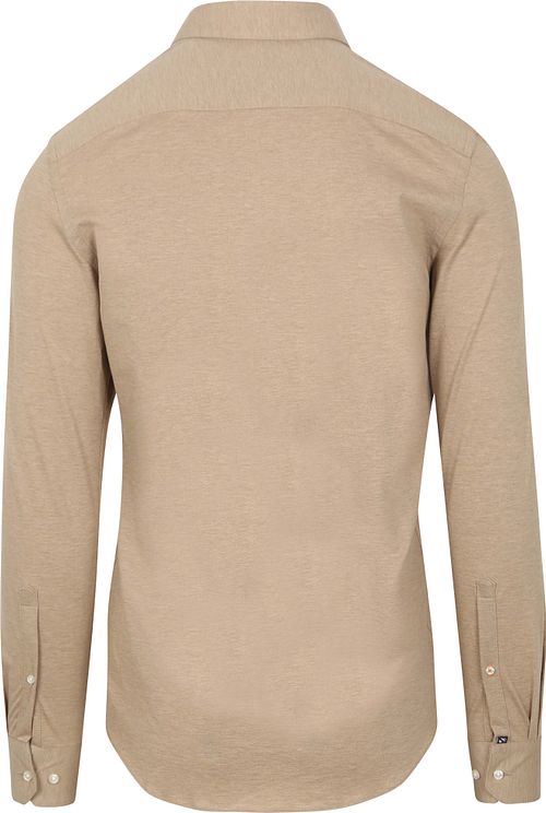 Suitable Skjorte Poloskjorte Beige Product / Achterkant