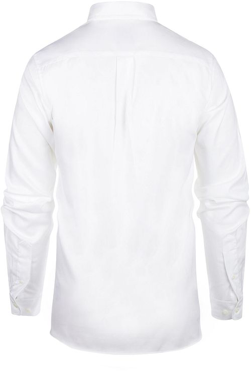 Steppin' Out Extra Long Sleeves Overhemd Twill Wit Product / Achterkant