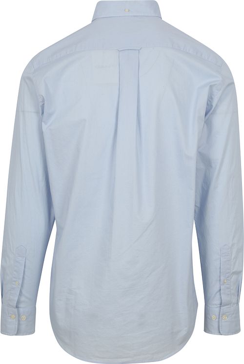 Gant Casual Overhemd Poplin Lichtblauw Product / Achterkant
