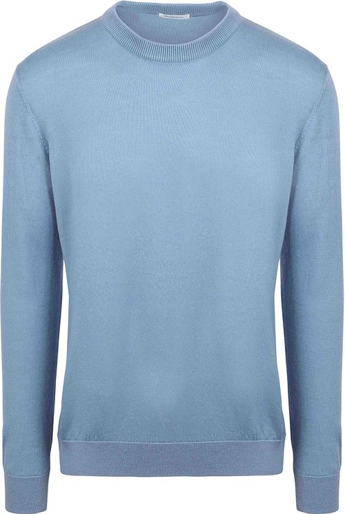 KnowledgeCotton Apparel Pullover i Lyseblå Uld Product