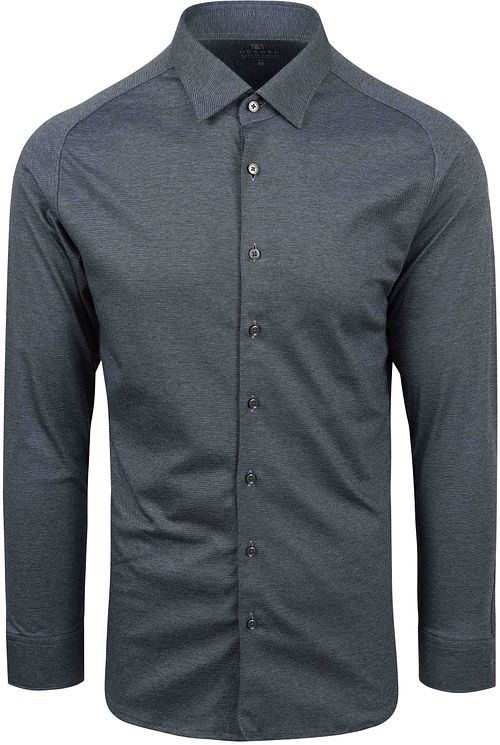 Koszula Desoto Non Iron z kołnierzykiem Kent, melange, niebieska Product