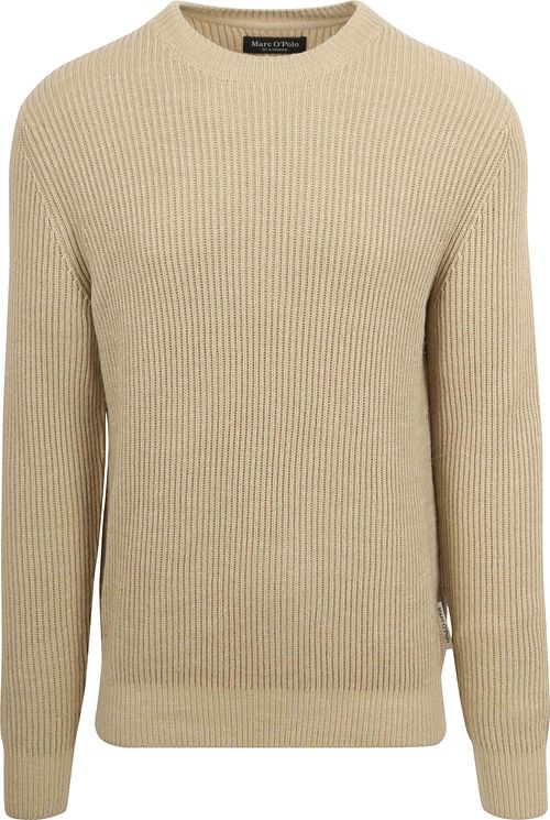 Marc O'Polo sweter z mieszanki wełny w kolorze beżowym Product