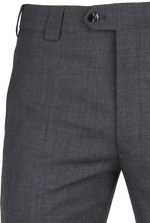 Pantaloni Meyer Roma in misto lana grigio Product / Detail
