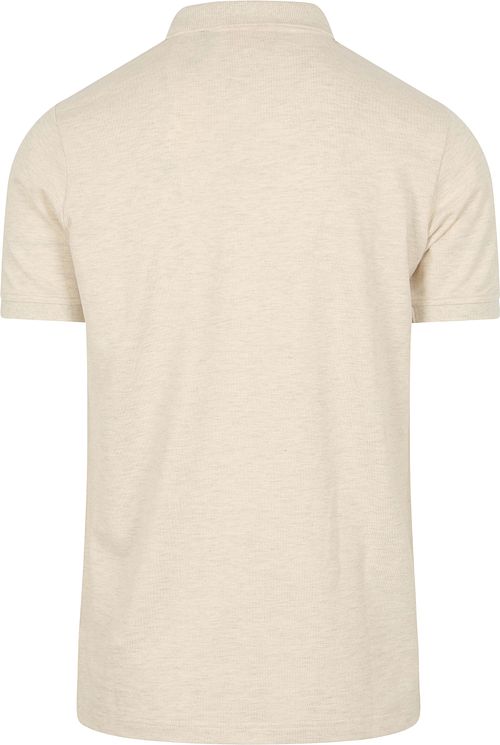 Suitable Polo Mang w kolorze ecru Product / Achterkant