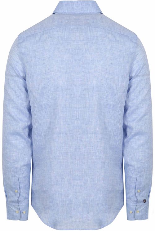 Suitable Shirt Linen Light Blue Product / Achterkant