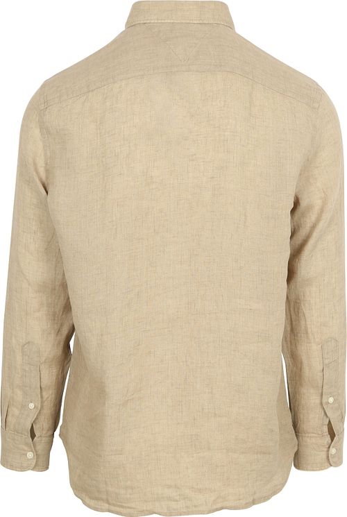 Tommy Hilfiger Chemise De Lin Beige Product / Achterkant