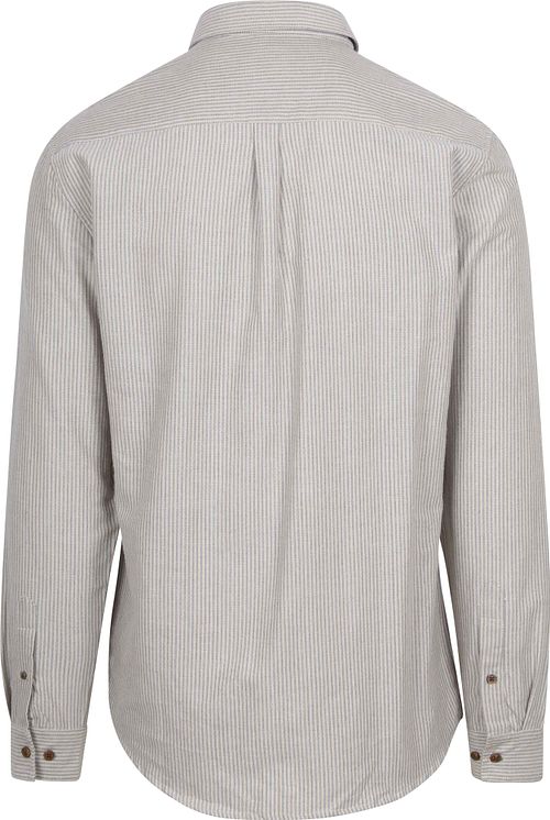 Anerkjendt Skjorte Akkonrad Stribe Beige Product / Achterkant