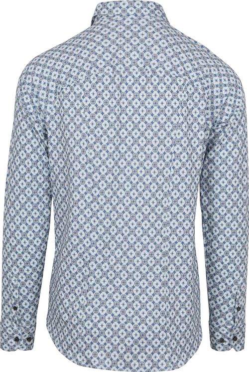 Desoto Skjorte Kent Print Blå Product