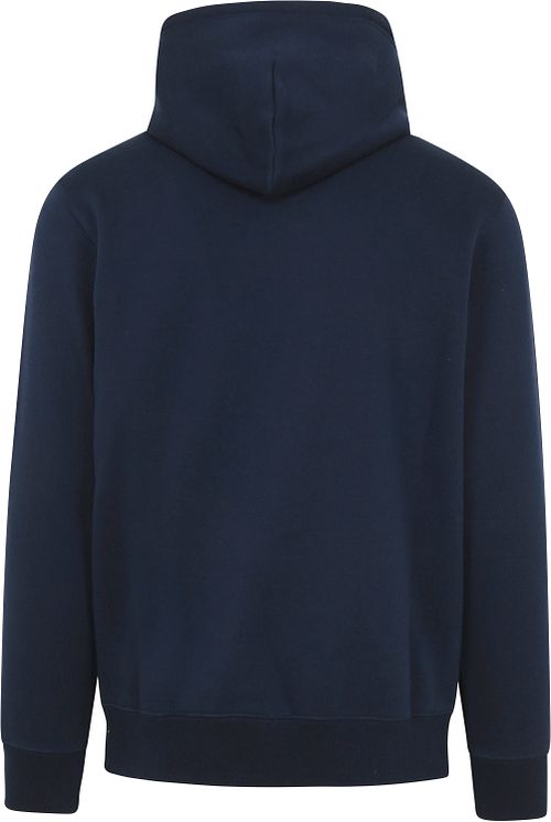 Champion Hoodie College Logo Dunkelblau Product / Achterkant