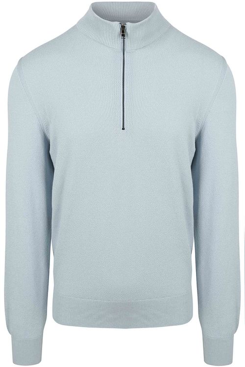 BOSS Ebrando-P Half Zip Trøje i Lyseblå Product
