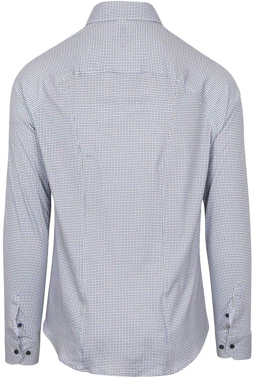 Desoto Chemise Impression Bleu Product / Achterkant