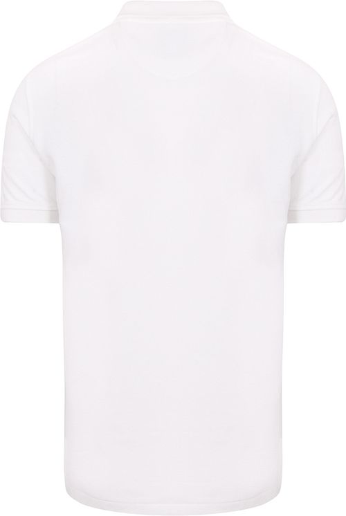 King Essentials Polo Rene białe Product / Achterkant