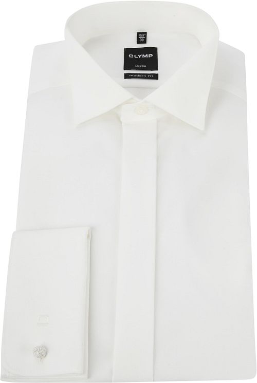 OLYMP Luxor Tuxedo Shirt Extra Long Sleeve Ecru Product