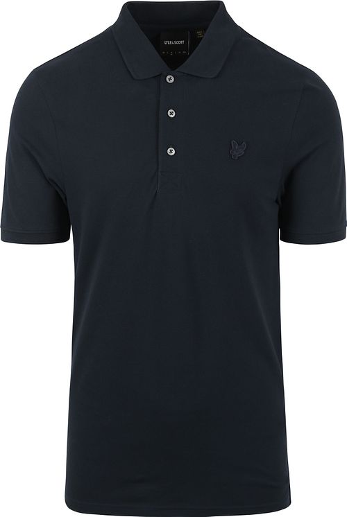 Polo Lyle and Scott Tonal Eagle blu navy Product