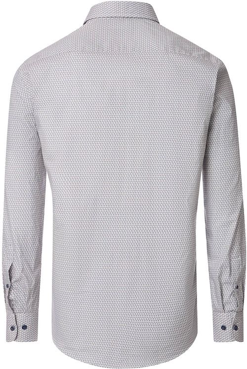 Casa Moda Skjorta Med Fyrkantigt Mönster Blå Product / Achterkant