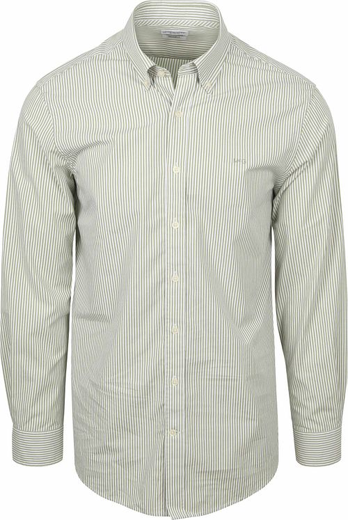 McGregor Skjorte Poplin Stripe Grønn Product
