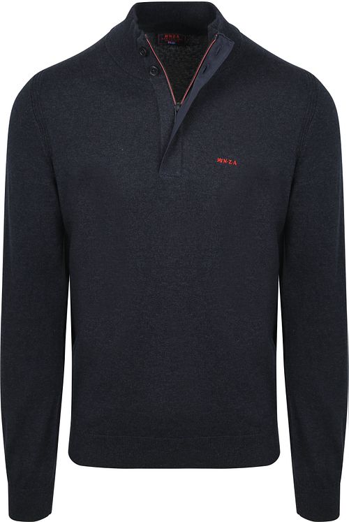 NZA Half Zip Pullover Akar Melange Navy Product