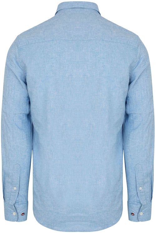 NZA Shirt Linen Blend Sailing Blau Product / Achterkant
