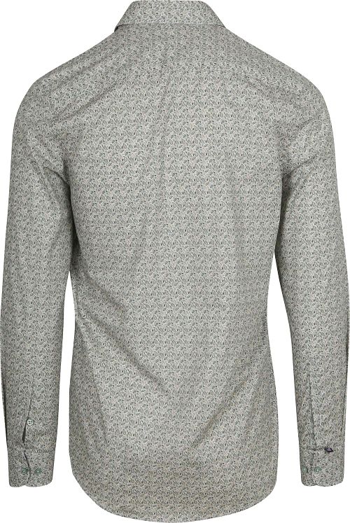 Suitable Shirt Paisley Green Product / Achterkant